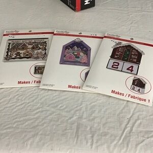 3 Recollections Holiday Paper Craft Kits - White, Red, Purple, Brown